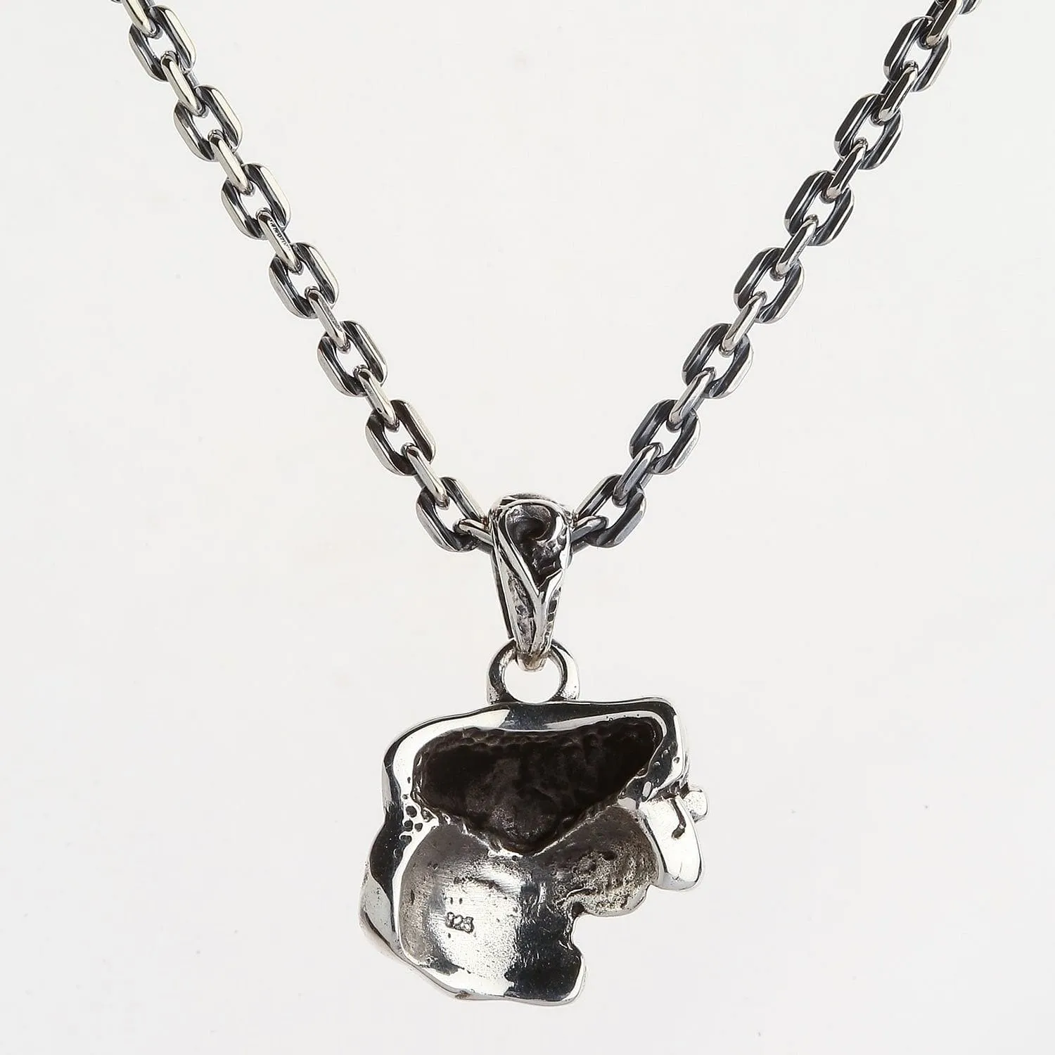 Sterling Silver Biker Fist Pendant
