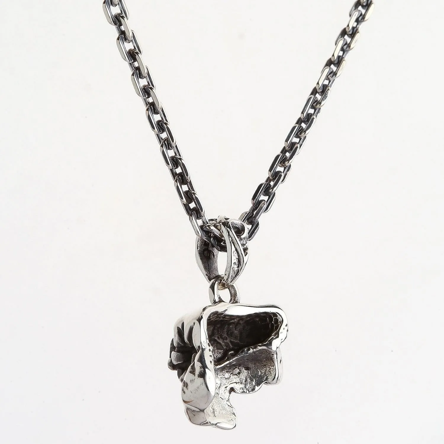 Sterling Silver Biker Fist Pendant