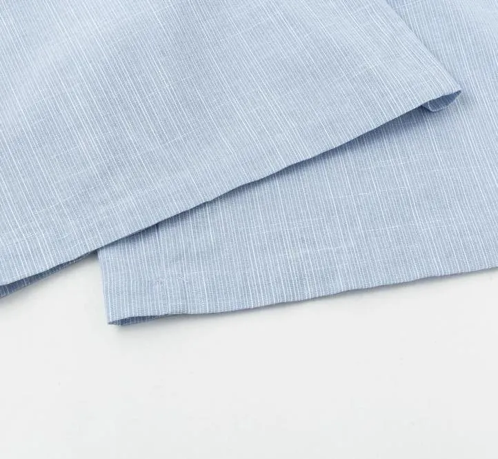 Style It Cotton Jumpsuit - Light Blue