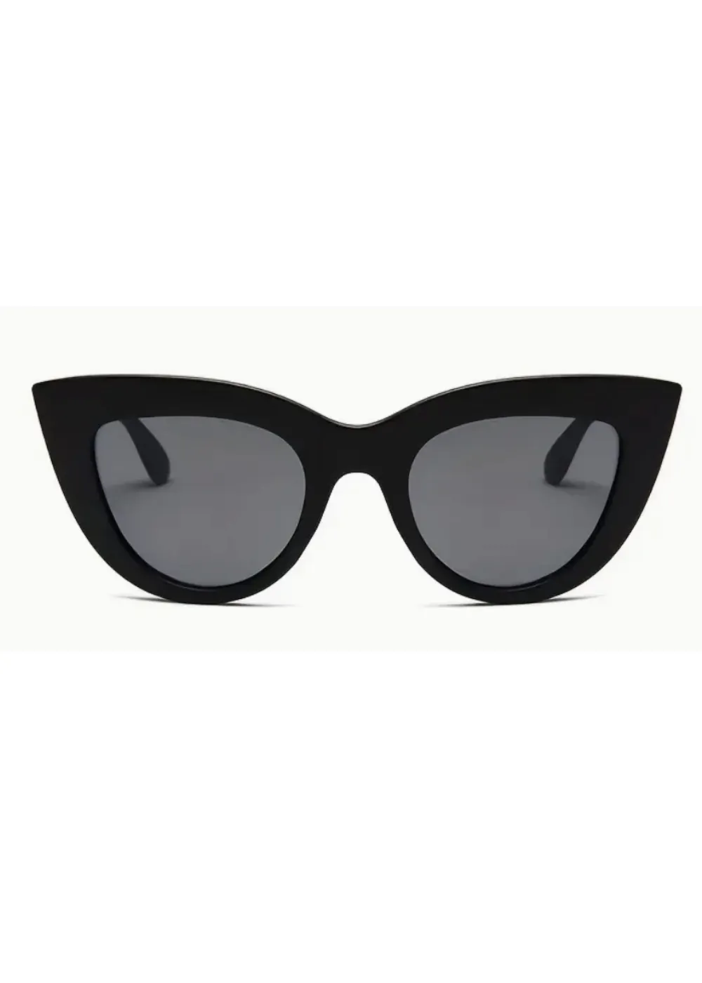 Summer Goth Black Cat Eye Sunglasses