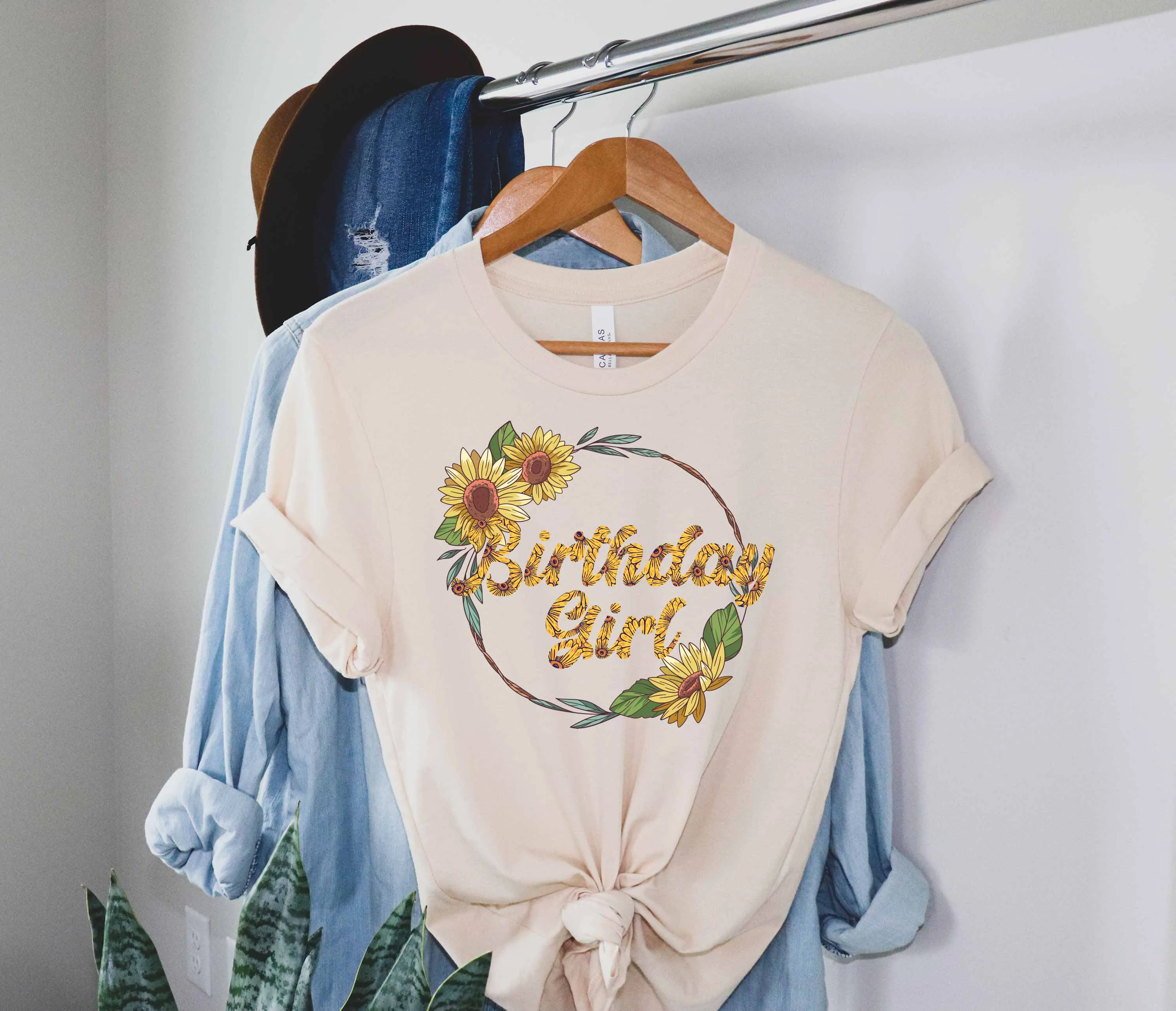 Sunflower Birthday Shirt | Unisex Crew