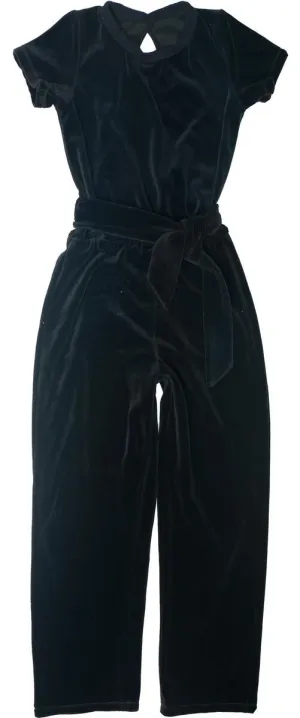 T2LOVE- JUMPSUIT W/TIE BELT (Black)