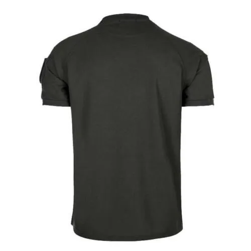 Tactical Mens Shirt Polo Short Sleeve Casual Quick Dry Combat Team Work T-Shirts