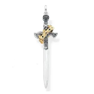Vintage Punk Sword & Crown Charm