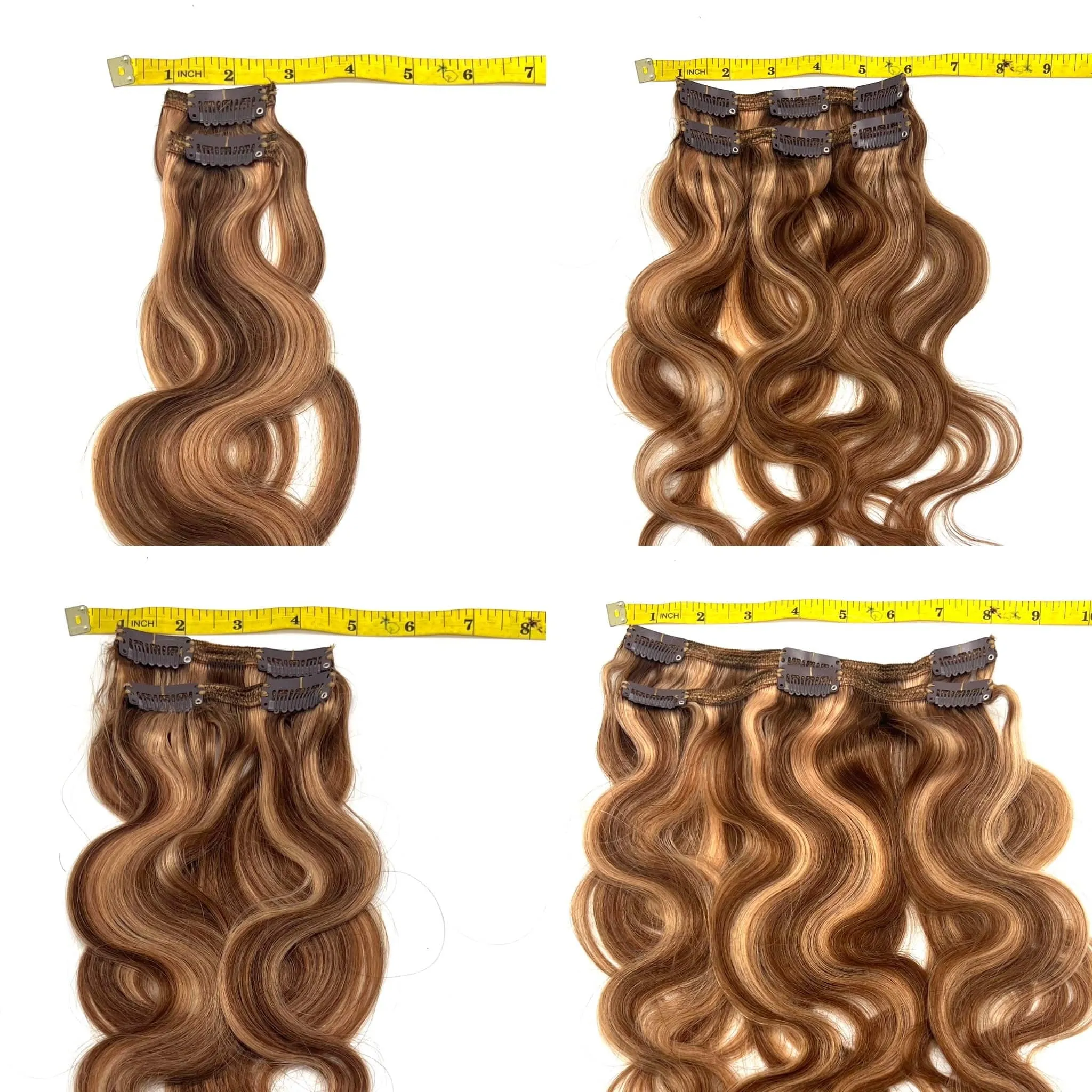 VIP Clip Extensions/ Body Wave  18"  140 grams - ClipeX System