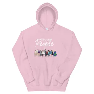 We are the People - Bold - White - Hooded Sweatshirt