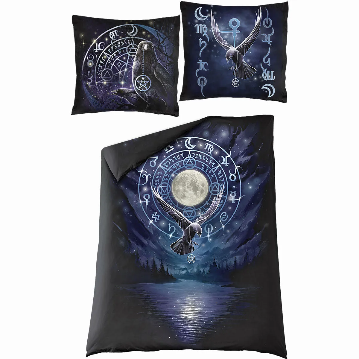 WITCHCRAFT - Single Cotton Duvet Cover   UK And EU Pillow case